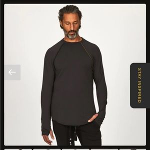 One golden thread long sleeve raglan